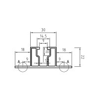 Hliníkový trapézový profil délka 4300 mm HNP5_4,3