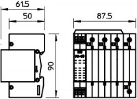 OBO 5096370 Spodní díl V20 a V25 V20-C U-3+NPE