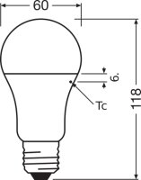 Světelný zdroj LEDVANCE LED Antibacterial Classic 75 10 W/2700 K E27