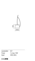 DODO MODUL CU FIR SUSPENSIE 5M 1X42W E27 WH REDO PC5 WH