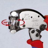 KNIPEX Twistor T Samonastavitelné kleště pro lisování kabelových koncovek