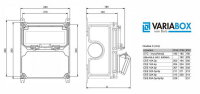 Fotovoltaický rozvaděč pro dva stringy Variabox FVE 51 6334 VB.02