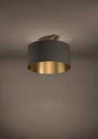 Stropní svítidlo SANTANDRIA MS-GEB/dřevo/cappuccino 1X40W IP20 EGLO 390335