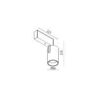 XTRIM M ADJ. DALI MINI PROJECTOR with AR