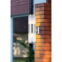 Venkovní svítidlo XELOO nerezová ocel 2xE27, max. 60W 230V GLOBO 32014-2