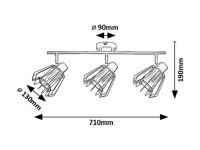 EMERENCIA E14 3x MAX 40W IP20