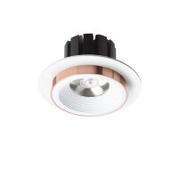 SHARM R I zápustná bílá měď 230V LED 10W 24° 3000K RENDL R13235