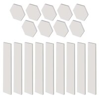 GoSmart LED svítidlo Lines bílé 9 dílů 34 W RGBIC stmívatelné WiFi EMOS ZIW249R