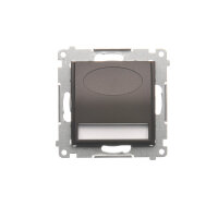 LED osvětlení (přístroj) 230V,1.1 W, 3100 K hnědá matná metalizované DOS.01/46