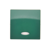 Kryt jednoduchý s průzorem pro spínače s LED podsvětlením, zelený BMKW1L/33