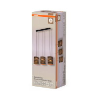 Decor Cardboard Cylinder Pendant 3XE27 Brown OSRAM 4099854458842