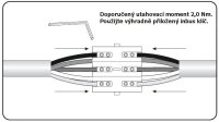 Spojka gelová SHARK 525WS,se svorkou 5x (2,5-25mm2),0,6/1kV