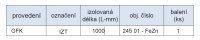 Samostatná izolační tyč IZT 1000 Kovoblesk 24501
