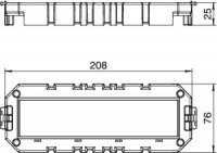 OBO 7429154 Modulární nosič pro modul 45 MT4 45
