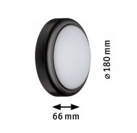 Outdoor nástěnné svítidlo IP44 15W 230V antracit teplá bílá 941.88 94188