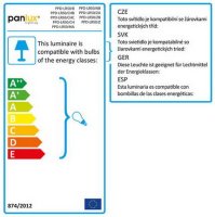 Podhledové svítidlo PP R50 litý chrom černý PANLUX PPD-LR50/CHC