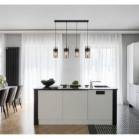 Závěsné svítidlo SCARFINA černá matná 60W E27 IP20 GLOBO 15718-4