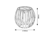 SAVOCA bílá LED 1W IP44