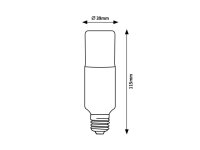 SMD LED, E27 T39, 9W, 806lm, 3000K