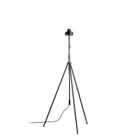 LUTON stojanový podstavec černá/mosaz 230V E27 40W RENDL R13640