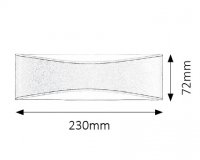 Birmingham LED 10W IP65 antracit RABALUX 8795