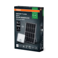 ENDURA FLOOD SPLIT SOLAR SENSOR 30W 840 Remote control OSRAM 4099854429439