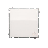 Ovládač zapínací ZVONEK, řazení 1/0, 10AX, 250V~, bílá KONTAKT SIMON BMD1.01/11