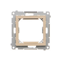 Adaptér přechodový (průchodka) pro zařízení standardu 45 × 45 mm champagne matná