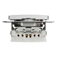 Zásuvka bezšroubová, Leštěný Hliník,Sedna Design/Elements SCHNEIDER SDD170012U