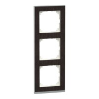 Krycí rámeček, Merten M-Pure Decor, trojnásobný, Wenge SCHNEIDER MEG4030-3671
