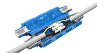 Spojka gelová SHARK 6802A (SHARK SIXEIGHT IP68) 5x (2 5-10mm2) pro Cu/Al 0 6/1kV