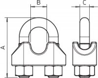 5302170 947 3 A4 Svorka spojovací,ocel.l