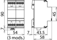 Svodič přepětí BLITZDUCTOR VT DEHN 918401