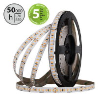 LED pásek SMD2835 UWW, 160LED/m, 9W/m, DC 24V, 830lm/m, CRI90, IP20, 10mm, 5m