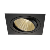 Sada NEW TRIA LED DL SQUARE černé matné 25W 30° 3000K vč.ovladače SLV 114290
