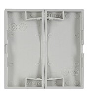 Kryt spínačů a ovladačů dvojitý, symbol šipky, stříbrný SCHRACK EV122212--