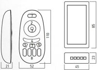 CONTROLLER RGBW 4Z 12/24V DC