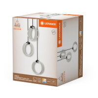 Závěsné svítidlo LEDVANCE Decor Circle 3XPendant PL 20W Click CCT Black