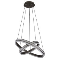 Závěsné svítidlo GROUNI titanová LED 60W 230V 3387lm 2700-6000K GLOBO 67314-60H