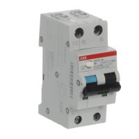 ABB DS201 M B6 F30 kombinace jistič/chránič 2P (1P+N) 6A 30mA B 10kA F