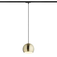 AGNETA pro jednookr. lištu závěsná česaná mosaz 230V E27 40W RENDL R13972