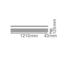 LINEAR INDIVILED DIRECT 1200 DALI ASYMMETRIC 1200 P 40W 930 DA ASY BK