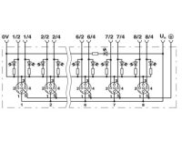 Rozvodná skříň s kontaktní lištou SACB-4/ 8-L-C GG SCO P PHOENIX CONTACT 1452877