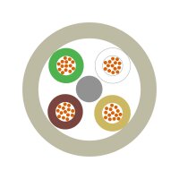 Nízkofrekvenční datový kabel UNITRONIC LiYY 3x0,34 LAPP 0028403