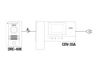 Commax CDV-35A/DRC-40K CDV-35A/DRC-40K sada barev.videotelefonu