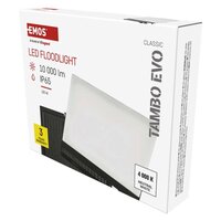 LED reflektor TAMBO EVO, 100 W, 10 000 lm, IP65, černý EMOS ZS2554