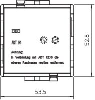 OBO 6258174 Kryt jednonásobný ADT-H 1