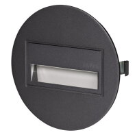 Světlo LED SONA kulaté pod omítku 14Vss IP44 GRAFIT RGB diody ZAMEL 13-211-36