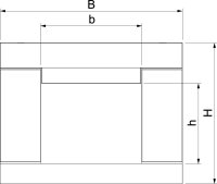 OBO PLCD D090810 Protipožární kanál PYROLINE Con EI30-EI60 1000x100x80 šedá