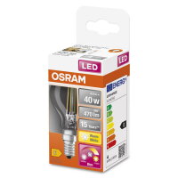 Světelný zdroj LEDVANCE LED SUPERSTAR CLASSIC P GLOWdim 40 4 W/22002700 K E14